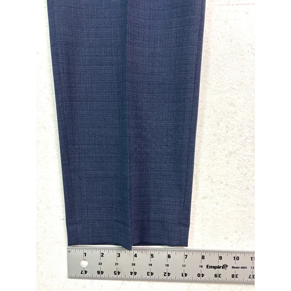 NEW Cremieux 36x30 Navy Blue Dress Suit Pants Modern Fit Travel Smart Wool Blend